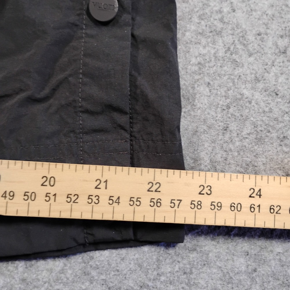 Vuori Airy Anorak Womens Black Windbreaker Parka Jacket Drawstring Waist M *Flaw - Picture 9 of 16